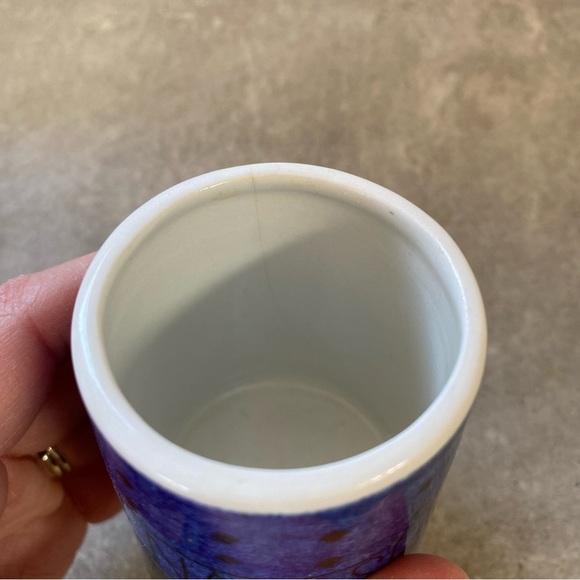 Rare: vintage mustard pot from Swedish Rörstrand "Picknick" Series Condiment Set - Picture 7 of 9